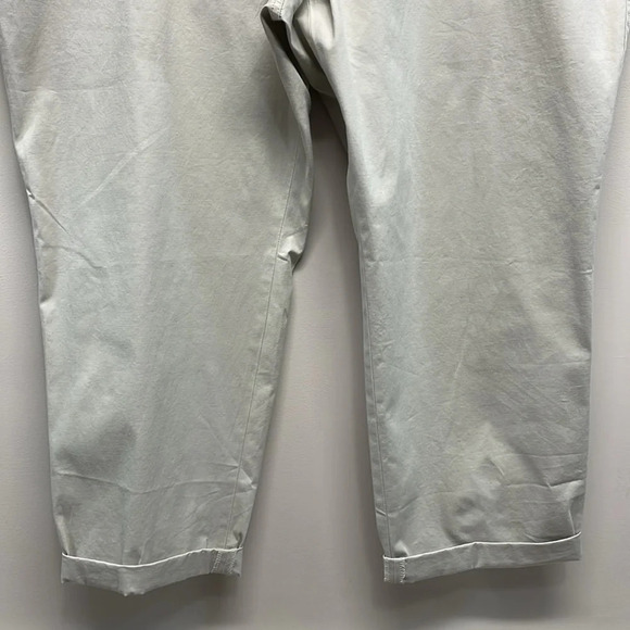 NWT Talbots Relaxed Chino Ankle Length Pants Khaki Tan 24W - Picture 3 of 16